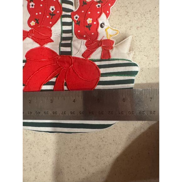 Christmas goose hotpad potholder 6x8 - Picture 5 of 5